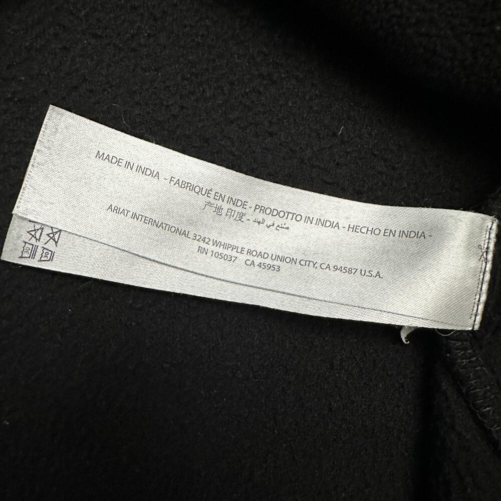 Ariat Sweatshirt Mens 2XL Black Basis 2.0 1/4 Zip Fleece Pullover Mock Neck - Picture 8 of 14